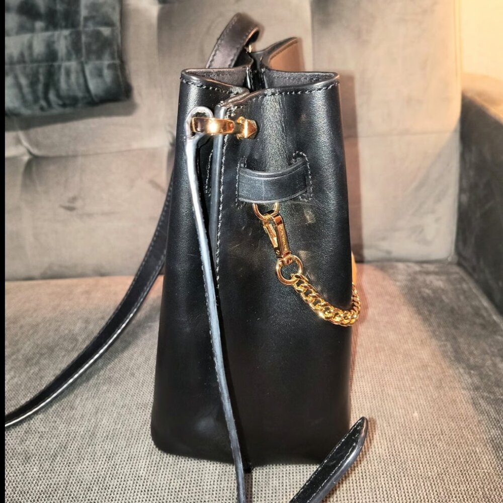 NWT Michael Kors Black Hamilton Legacy Medium Messenger/Crossbody Purse - Picture 5 of 12